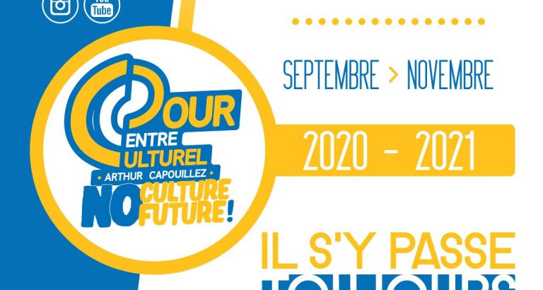 Dour (Centre Culturel) – Le programme de rentrée : Septembre > Novembre 2020 !