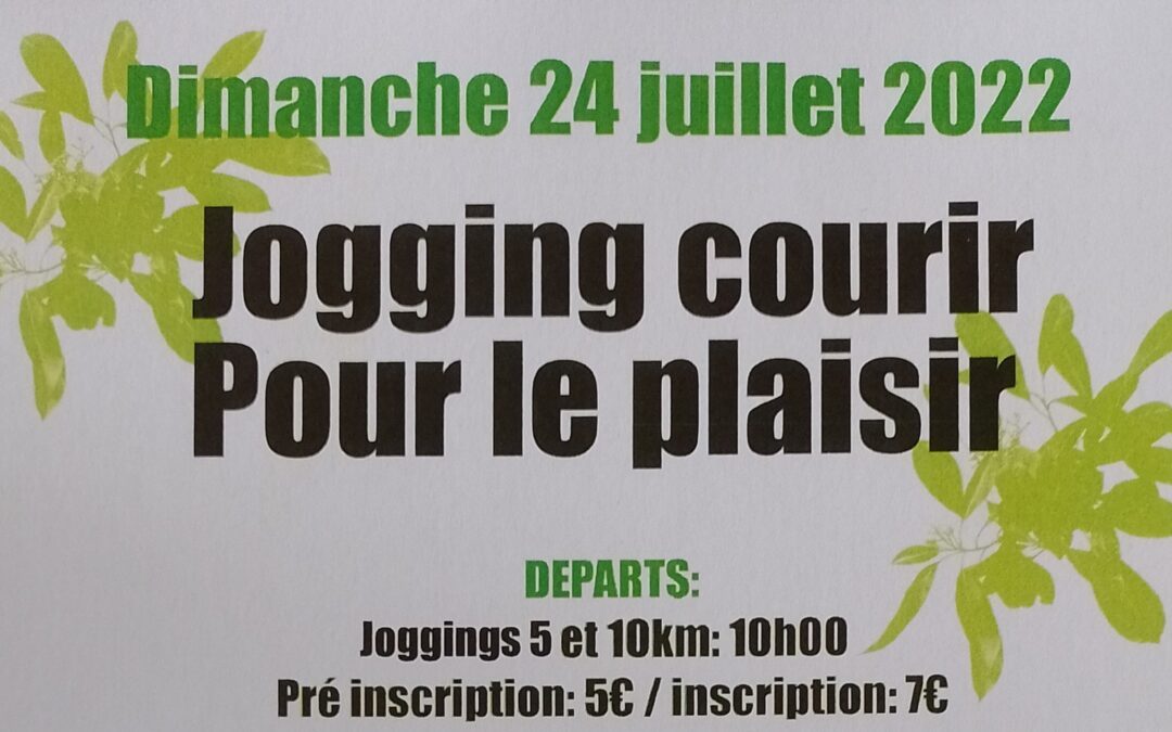 Jogging “Courir pour le Plaisir” à Petit-Dour