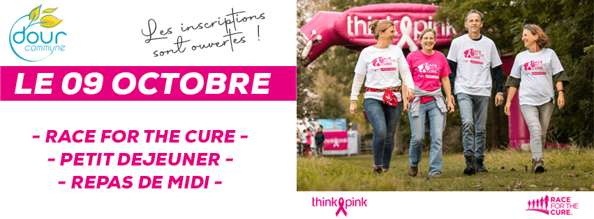 DOUR – Ville ROSE « Think-Pink » > Octobre 2022