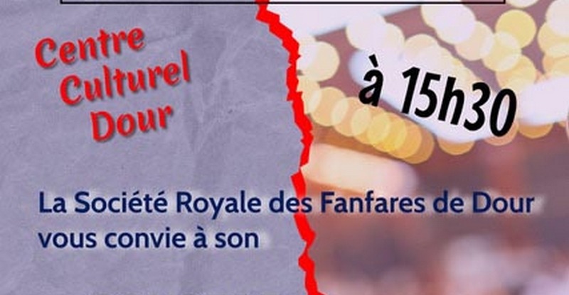 Dour (Centre Culturel) – Concert de la Société Royale des Fanfares de Dour