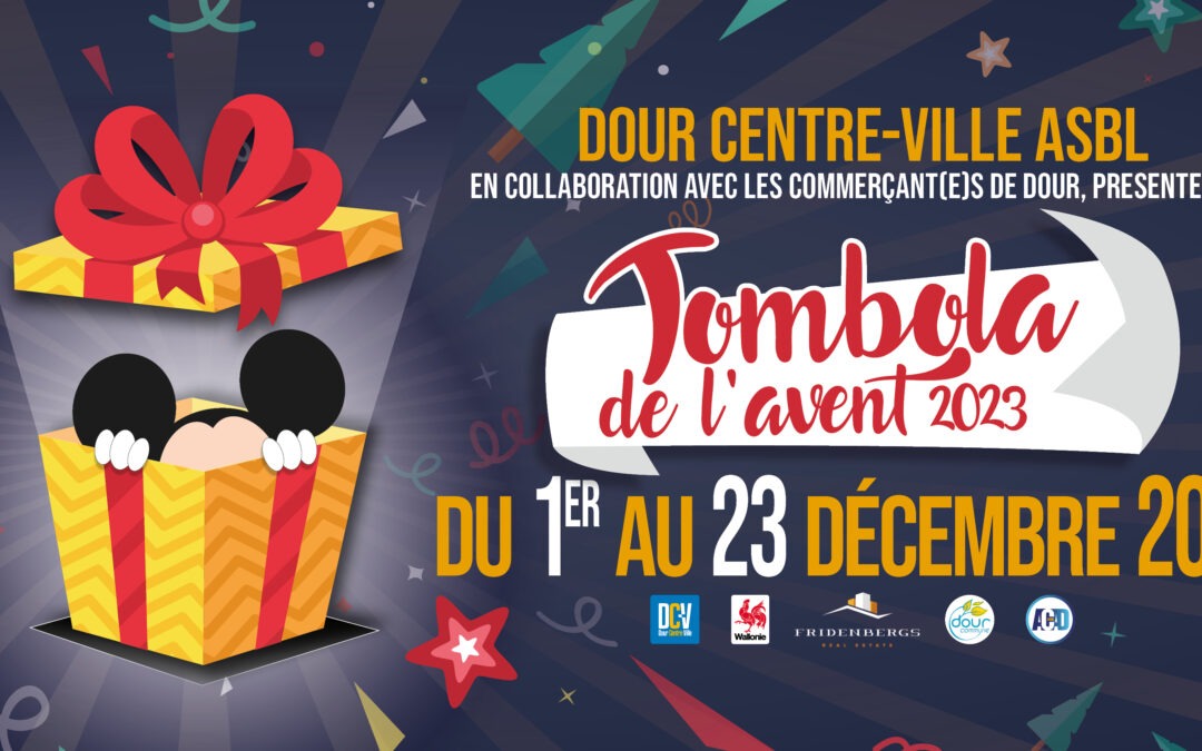 Dour – La « Tombola de L’Avent » : Du 1er au 23 décembre 2023